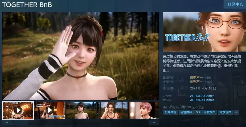 图片[2]-电脑版【3D全动态SLG】与你在一起-TOGETHER BnB V20251126 STEAM官中+DLC-大壮游戏