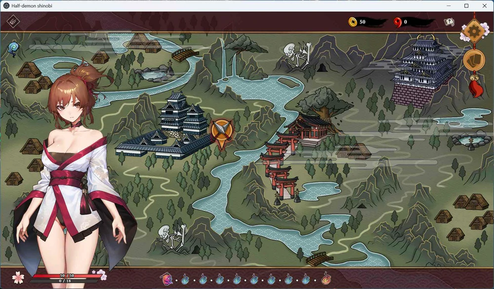 图片[4]-安卓+电脑【神作卡牌SLG全动态全CV】半妖忍少女 官中步兵 joi模拟器玩-大壮游戏